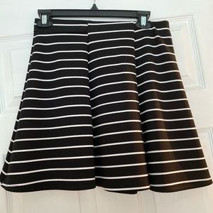 Black and white skirt